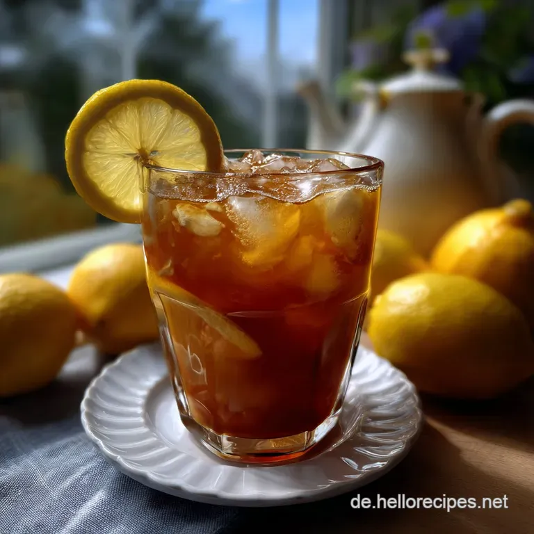 Zitronen Eistee Selber Machen: Erfrischung Ohne Zucker presentation