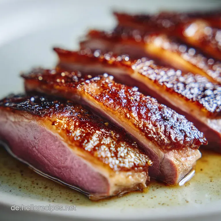 Entenbrust: Knusprig und Rosa