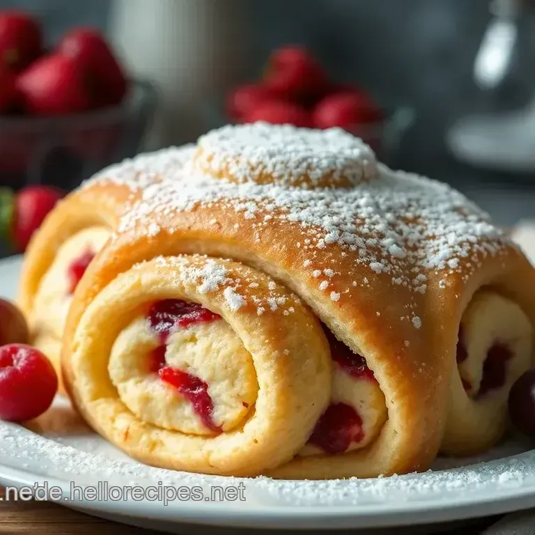 Omas Erdbeer Biskuitrolle Rezept!🍓So luftig &amp lecker!