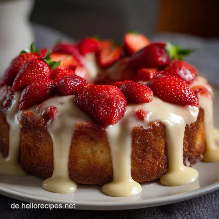Erdbeerkuchen Mit Vanillepudding Cremiger Klassiker