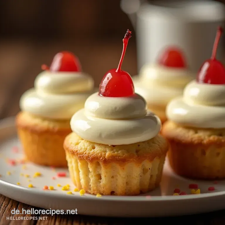 ErdbeerSektCupcakes mit cremigem FrischkäseFrosting presentation