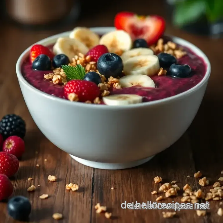 Erfrischende Acai Bowl: Der Superfood Genuss aus Brasilien presentation