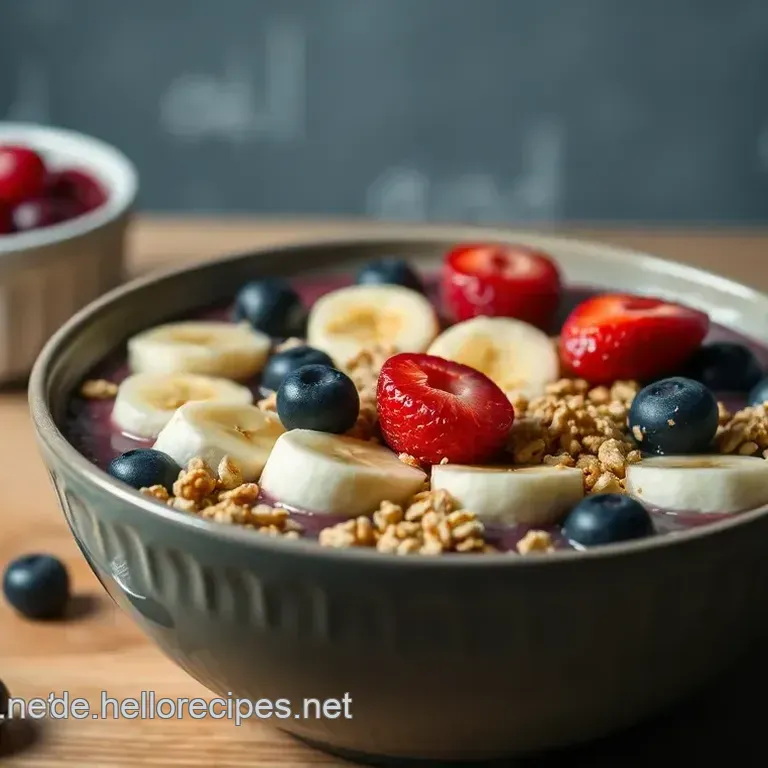 Erfrischende Acai Bowl: Gesund und Lecker Selbstgemacht