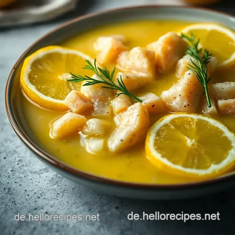 Erfrischende Zitronensoße für den perfekten Fischgenuss presentation