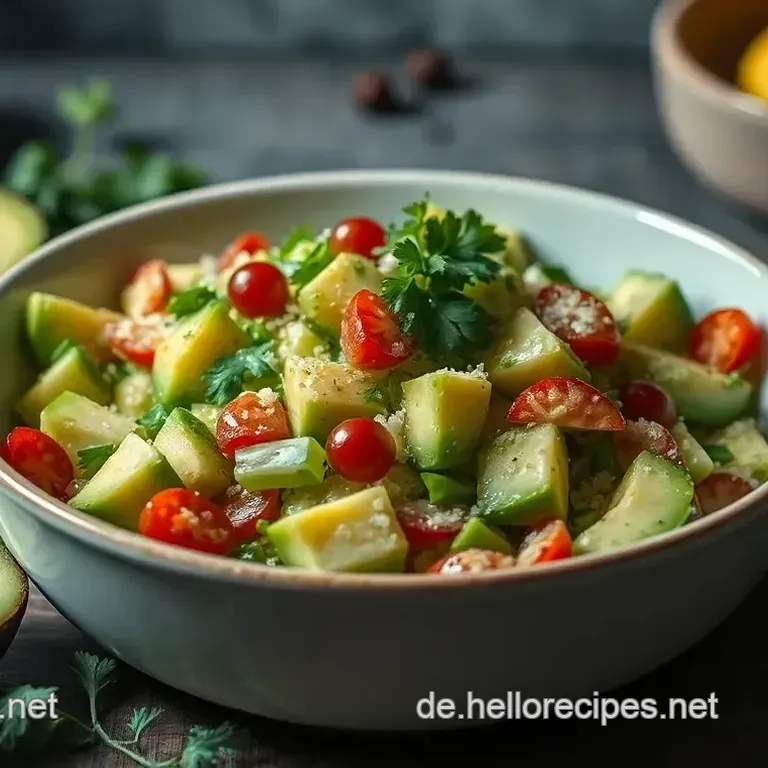Erfrischender Avocado Gurkensalat: Mein einfaches Rezept für warme Tage