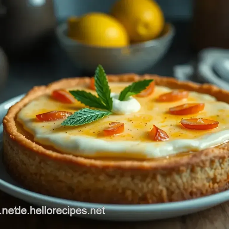 Erfrischender Käsekuchen ohne Backen mit Beeren
