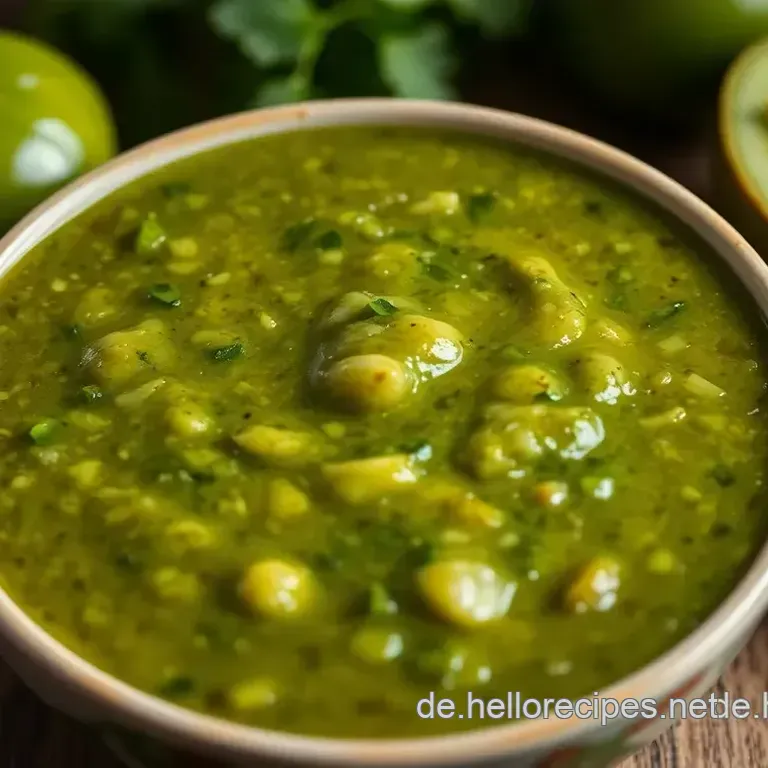 Frische mexikanische Salsa Verde – Einfaches Rezept für jeden Anlass