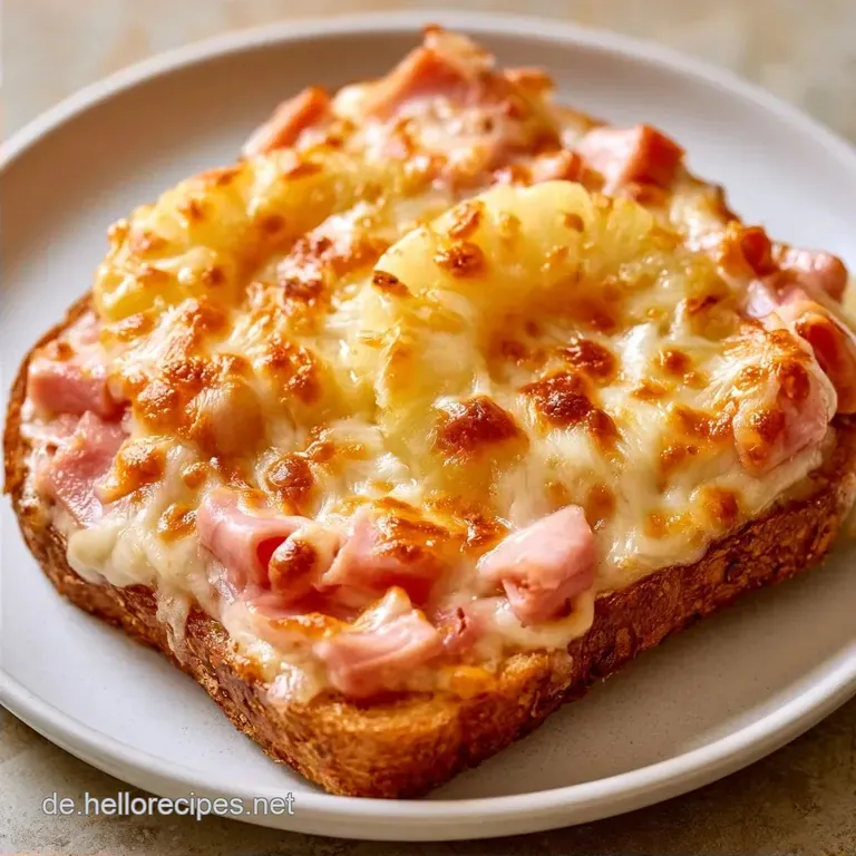 Fruchtiger Toast Hawaii aus dem Airfryer in 15 Minuten