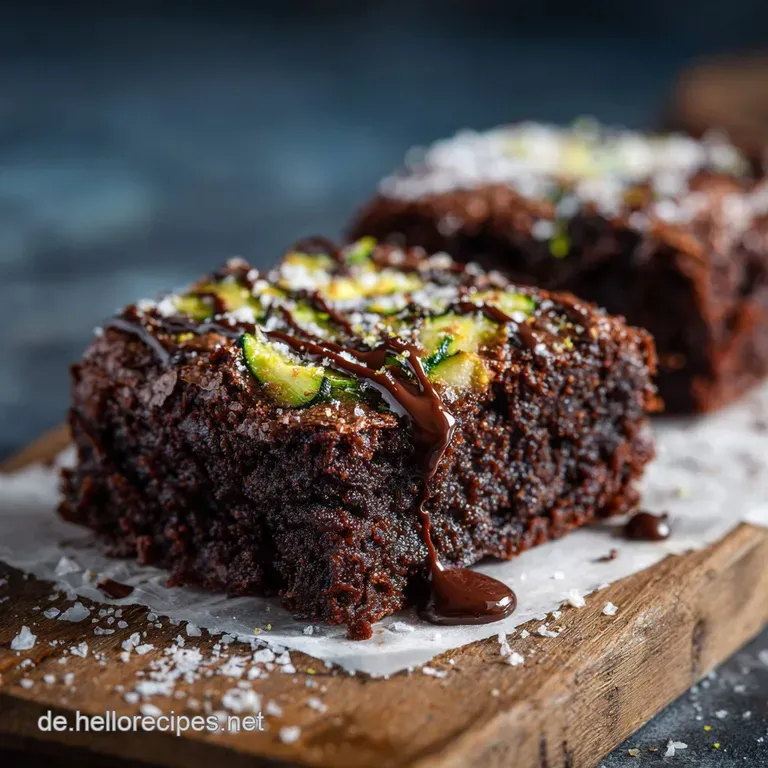 Der Fudgy Geniestreich Zuckerfreie SchokoBrownies mit ZucchiniGeheimnis