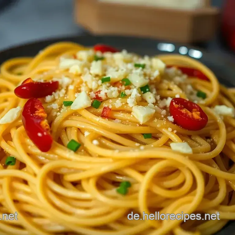 Gabelspaghetti mit Aglio e Olio – Ein italienisches Pastavergnügen