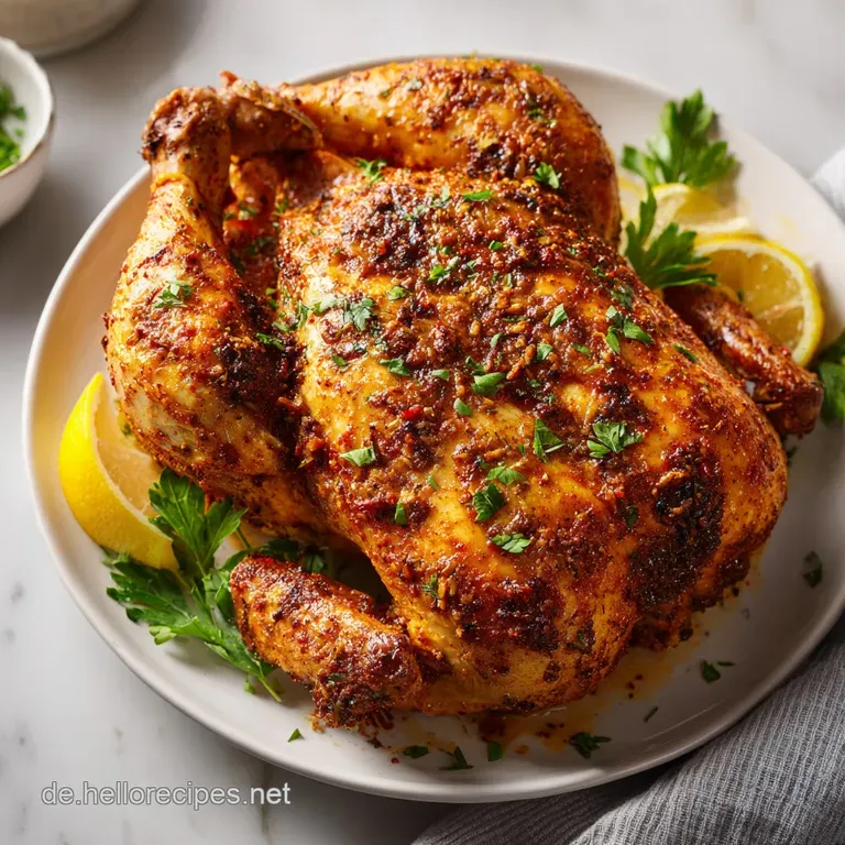 Ganzes H&auml;hnchen Schmortopf: Saftig und Zart