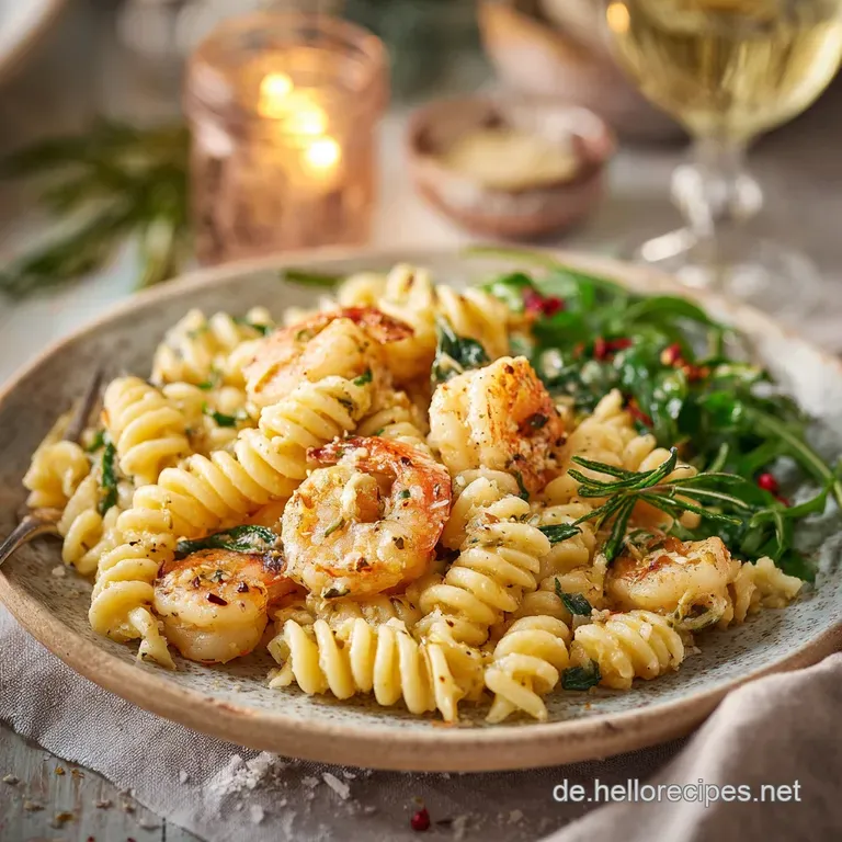 Garnelen Pasta mit Knoblauch und Butter: Das cremige Feierabend-Gl&uuml;ck in 25 Minuten