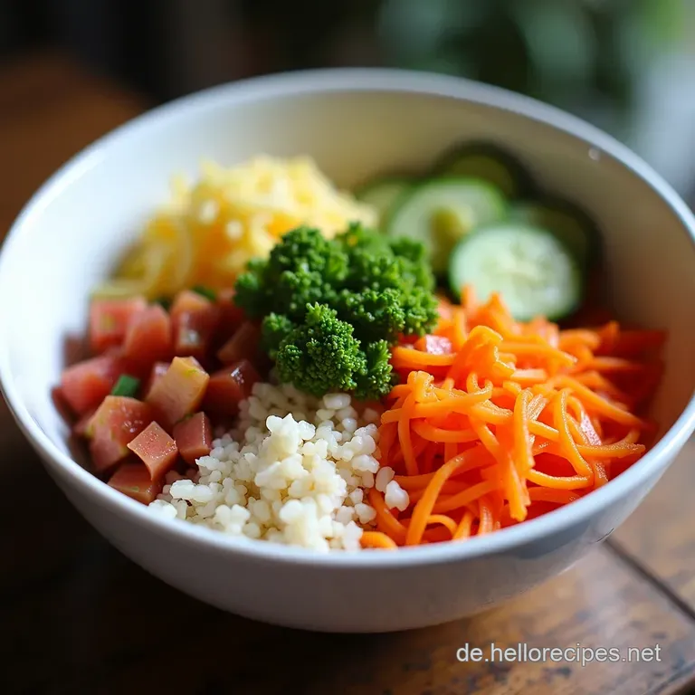 Garnelen Poke Bowl Deluxe Urlaubsfeeling für Zuhause