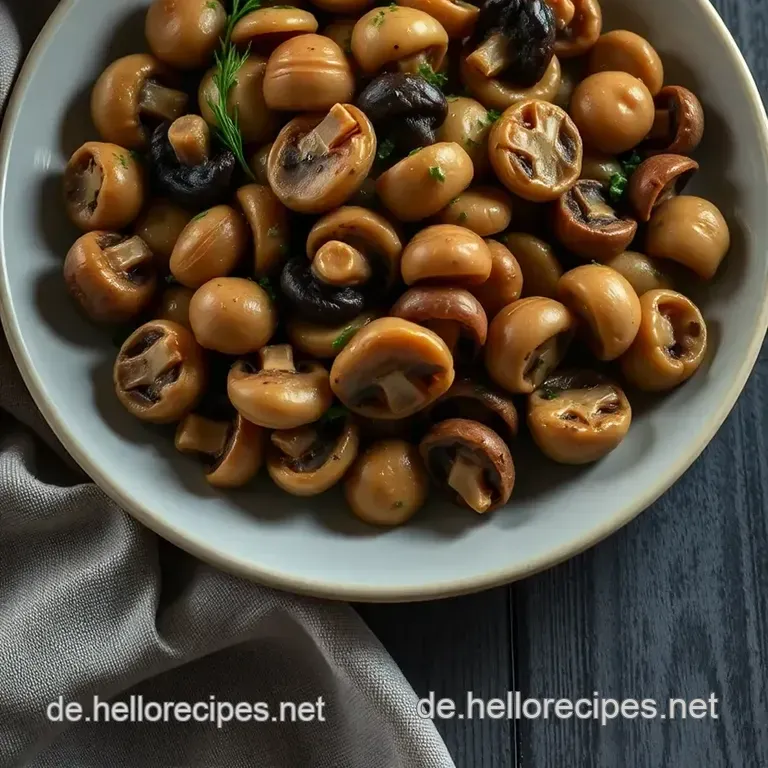 Gebratene Champignons auf Bauernbrot – Einfach &amp Sicher presentation