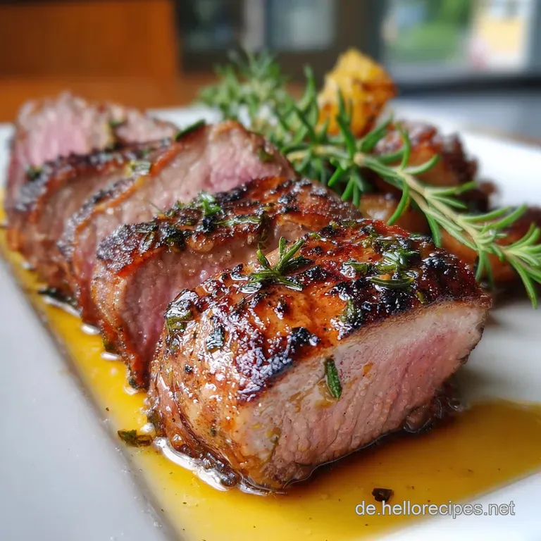 Gebratene Lammlachse: Perfekt zubereitet