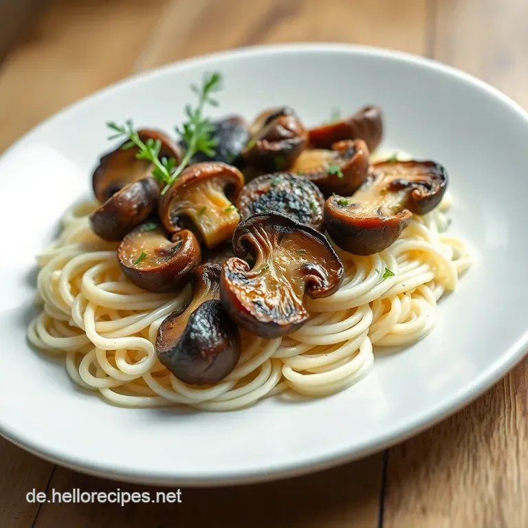 Shiitake Pilze zubereiten: Einfach mit Knoblauch & Thymian!