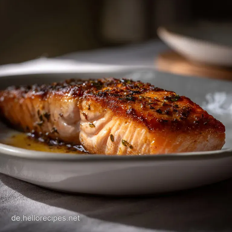 Gebratener Lachs mit Haut: Knusprig & Glasig