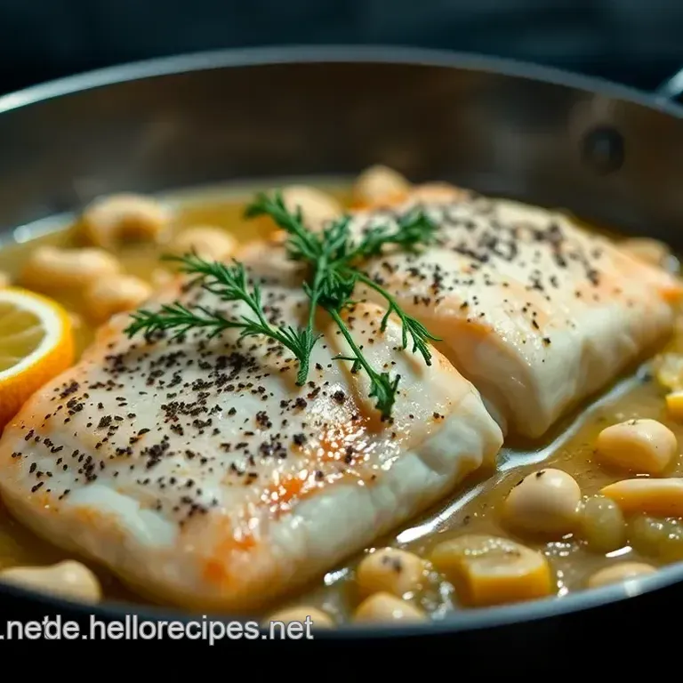 Gebratener Lachs mit Zitronen-Dill-Sauce