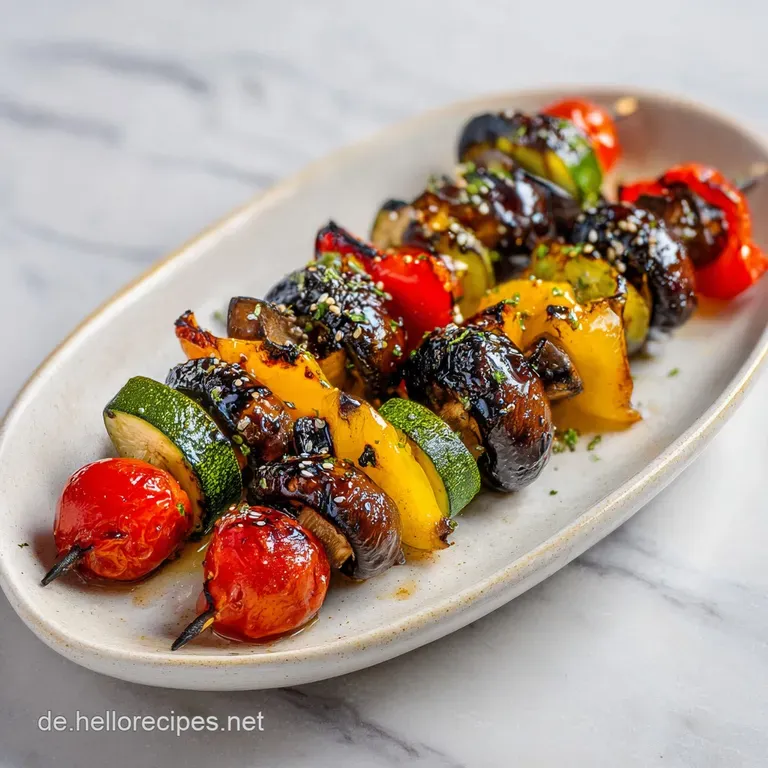 Gemuese Spiesschen Vom Grill: Knackig & Bunt