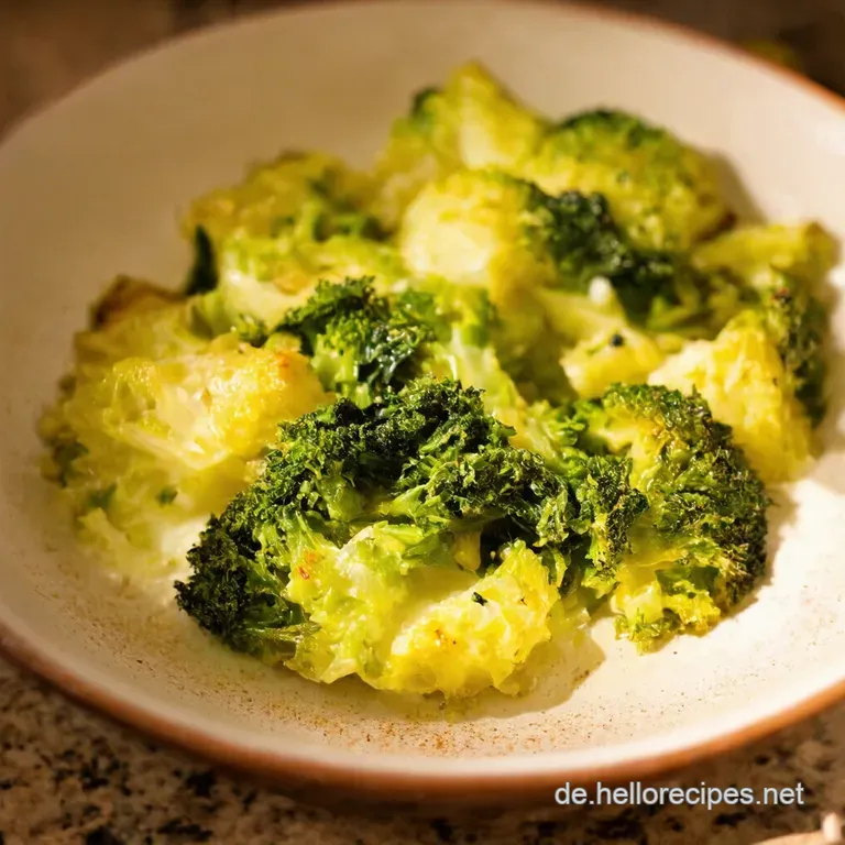 Ger&ouml;steter Blumenkohl Mit Zitronenkr&auml;uterdressing presentation
