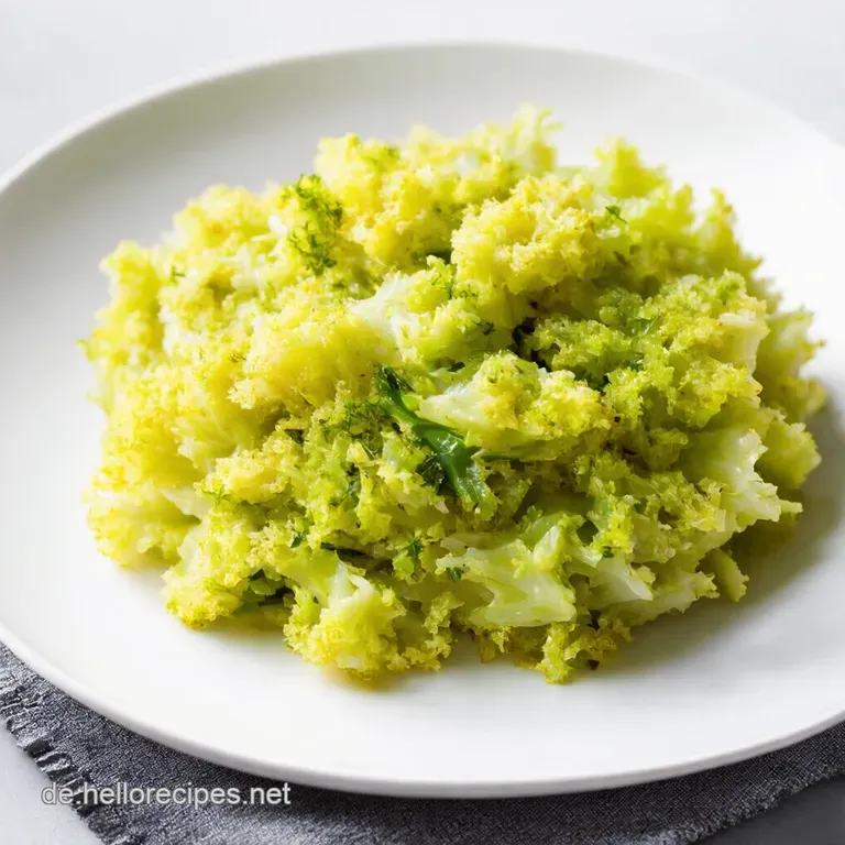 Ger&ouml;steter Blumenkohl mit ZitronenKr&auml;uterDressing