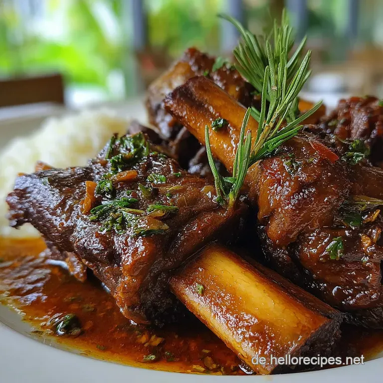 Geschmorte Beinscheibe: Butterweiches Rindergericht