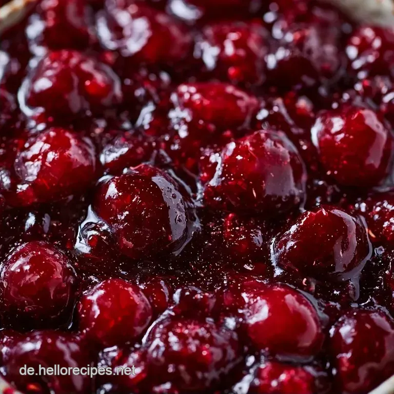 Gesunde Kirschmarmelade ohne Zucker