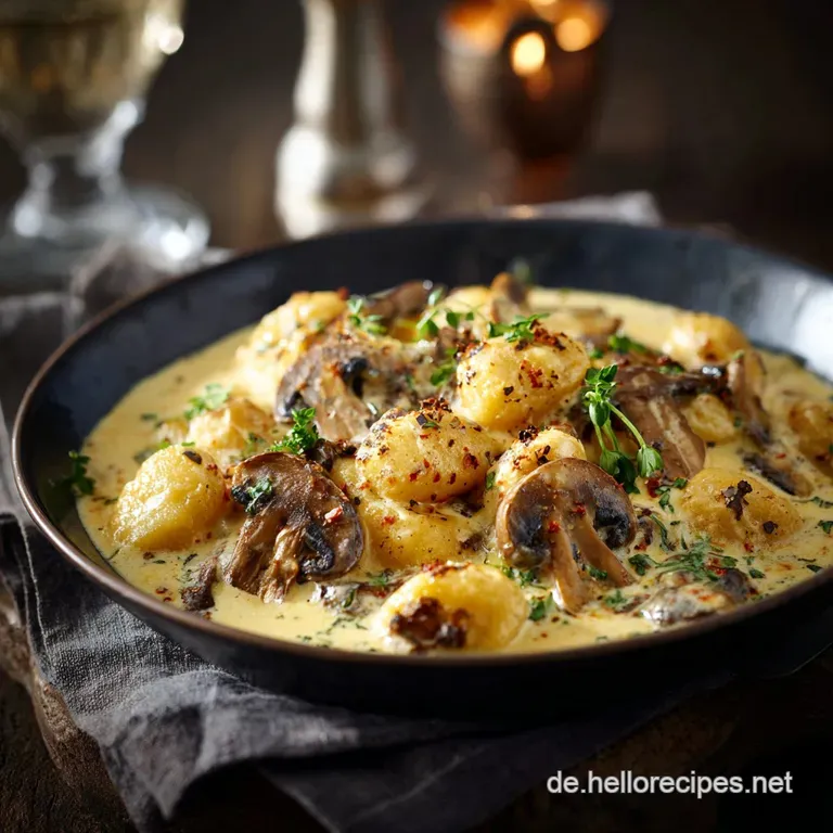 Gnocchipilzpfanne Schnell Cremig Und Ihr Bestes Vegetarisches Abendessen presentation