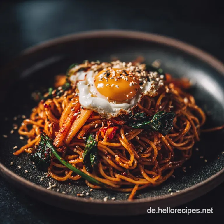 Die Gochujang Feierabendpasta Cremig W&uuml;rzig Und Umamistark presentation