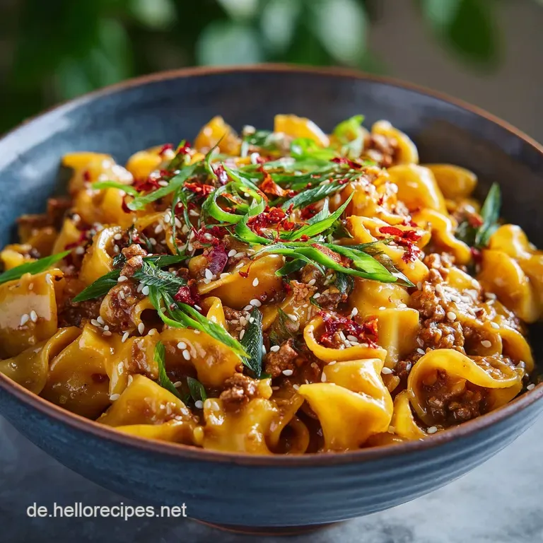 Die Gochujang FeierabendPasta Cremig W&uuml;rzig und UmamiStark