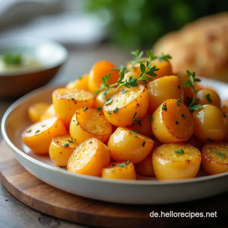 Goldbraune KnusperS&uuml;&szlig;kartoffelPommes aus dem Ofen
