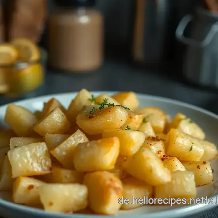 Goldbraune Süßkartoffel-Pommes aus der Heißluftfritteuse
