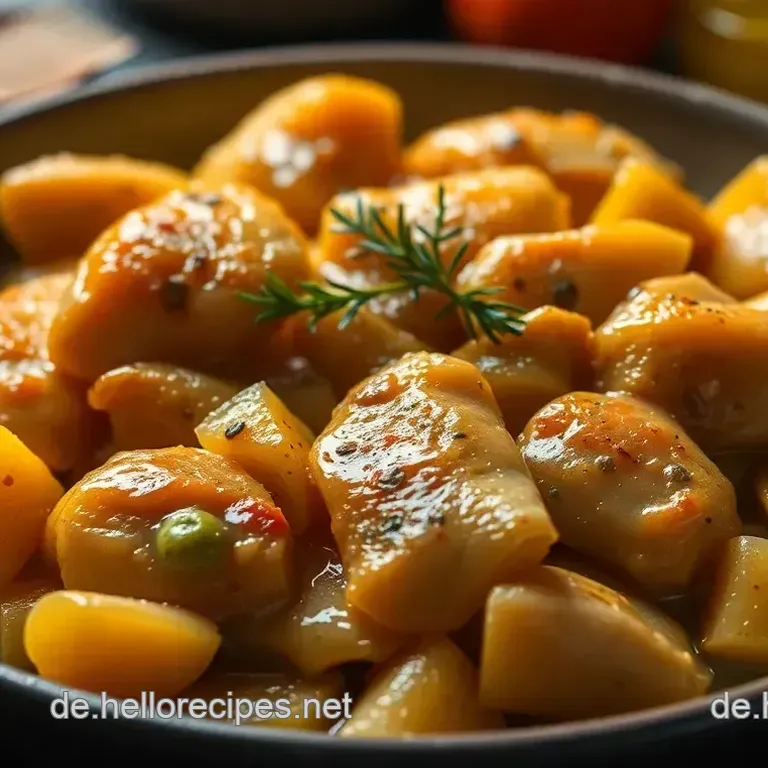 Goldene Hähnchenkeulen mit Honigmarinade