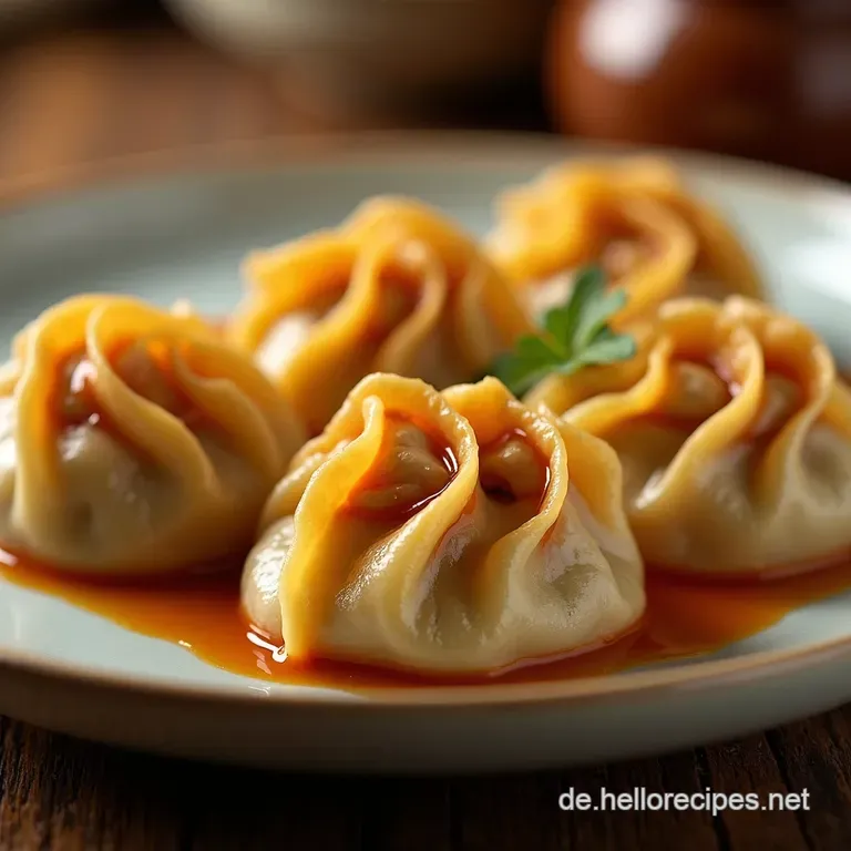 Goldwert Hausgemachte Teigblätter für Dumplings Gyoza WanTan presentation
