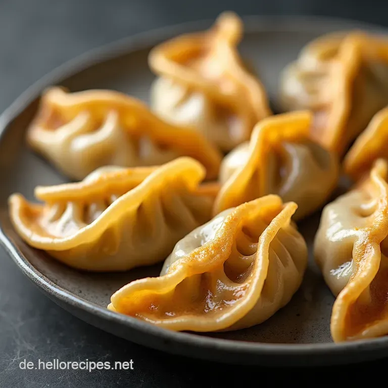 Einfache Hausgemachte Dumpling Teigblätter Mein Trick für reißfeste Gyoza