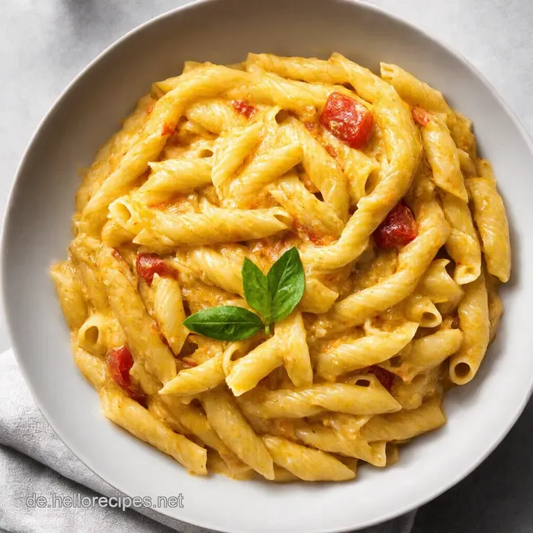 Griechische Nudeln mit Feta Tomaten und Kräutern