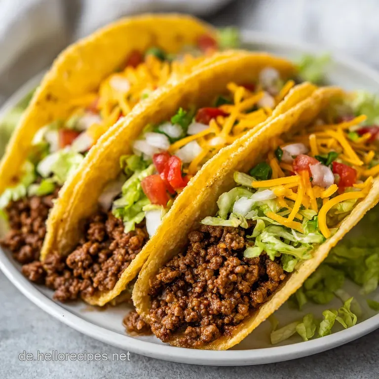 Ground Beef Tacos: Herzhaft und Saftig