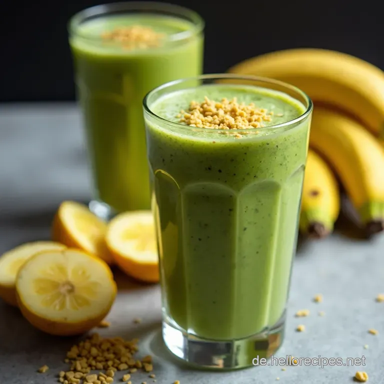 Mein blitzschneller Green Pineapple Spinach Smoothie Vitale Power in nur 7 Minuten