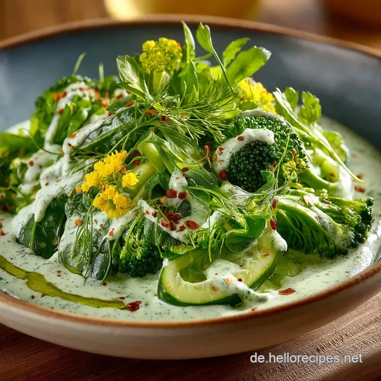 Der Ultimative Grüne Göttin Salat Frische die süchtig macht presentation