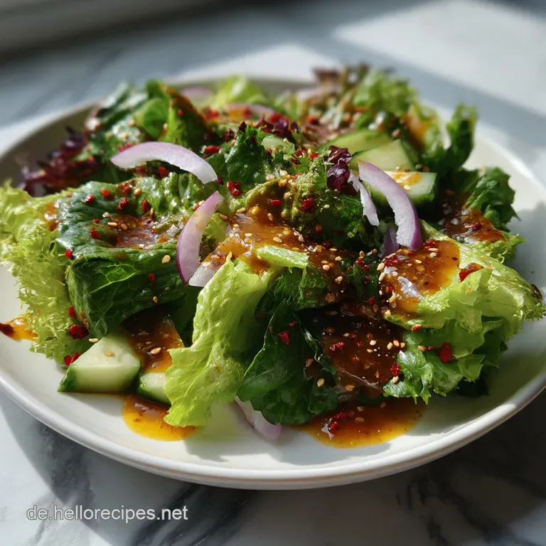 Grner Salat Mit Honigsenf Dressing Einfach: Das 5-Minuten-Wunder presentation