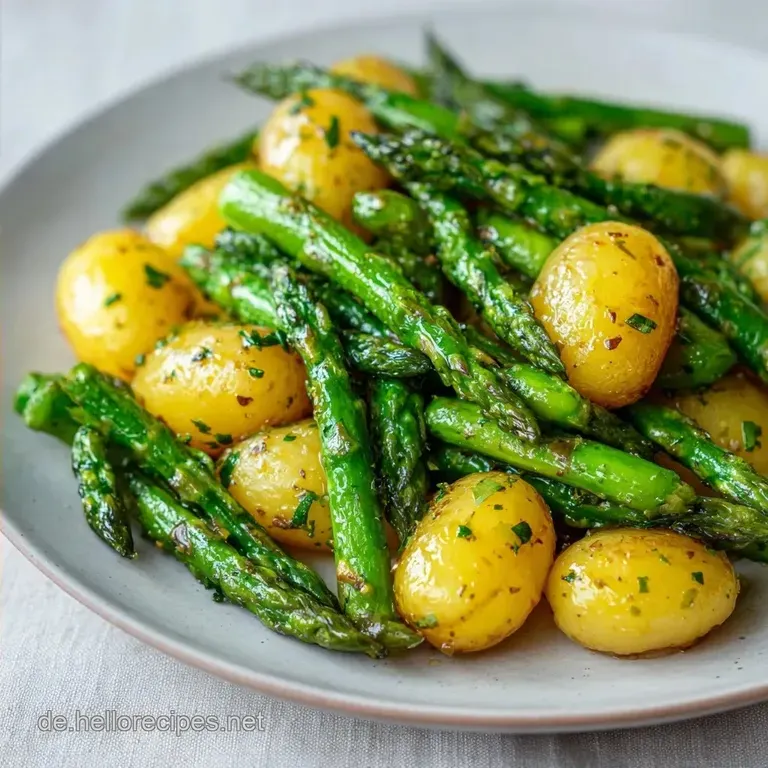 Dampfgarer Gr&uuml;ner Spargel Rezept: Mit Kartoffeln