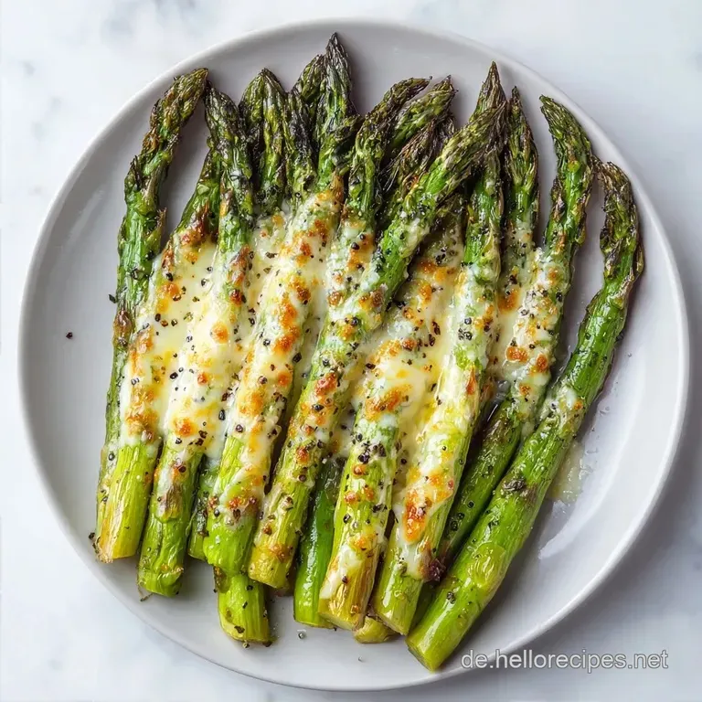 Gr&uuml;ner Spargel Rezept Kalorienarm: Aus dem Ofen