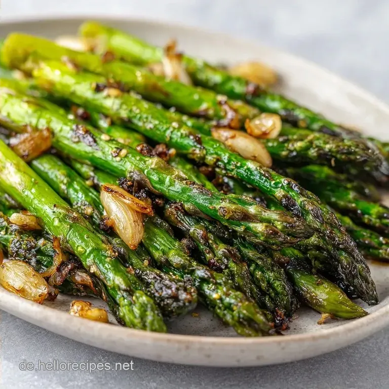 Gr&uuml;ner Spargel Vegan Gebraten: Knusprig & Bissfest