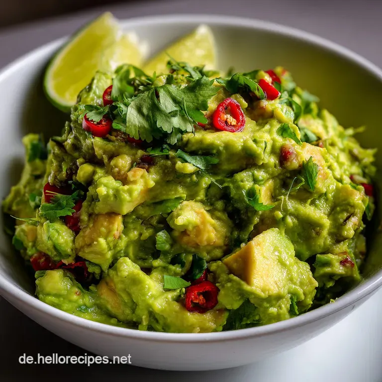 Guacamole Dip Rezept: Klassisch Frisch