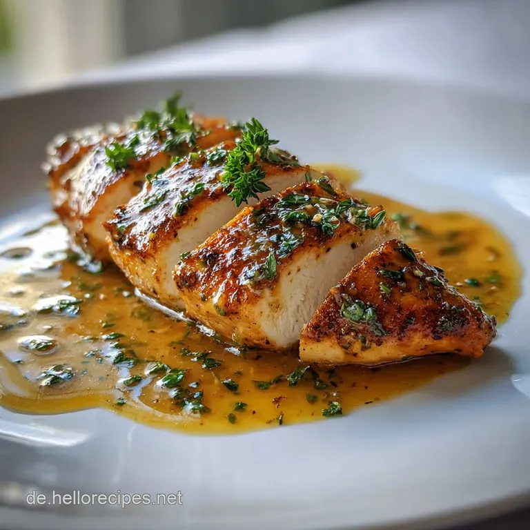 H&auml;hnchenbrust mit So&szlig;e: Saftig & Cremig