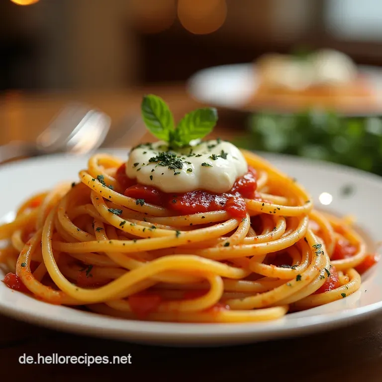 H&auml;hnchenmozzarellapasta Italienische Bella Figura in 20 Minuten presentation