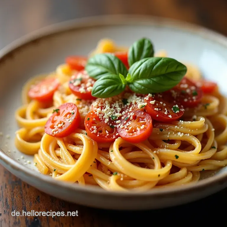HähnchenMozzarellaPasta Italienische Bella Figura in 20 Minuten