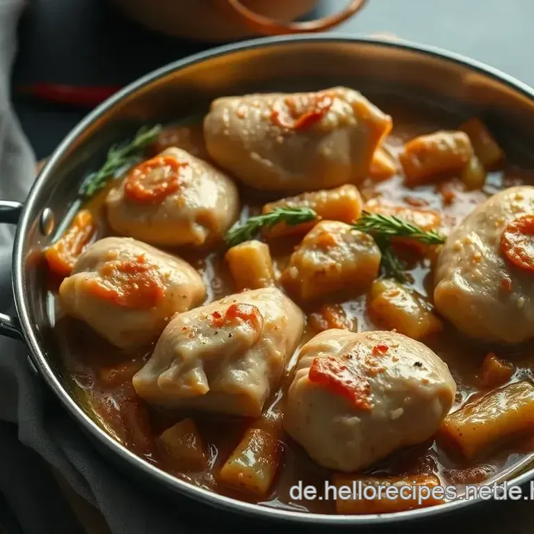 Leckere Hähnchenschenkel in der Pfanne mit Soße: Unwiderstehlich einfach!