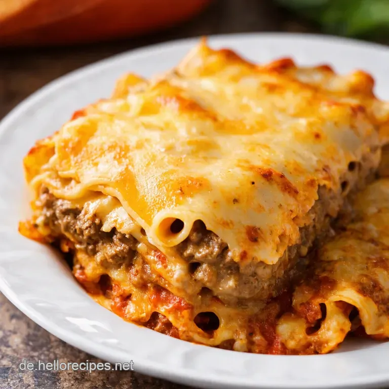 Hamburger Helper Lasagne Der Schnelle Onepotitaliener presentation