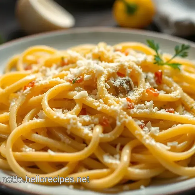 Hausgemachte Pasta: Tagliatelle mit Trüffelsahnesauce für besondere Anlässe